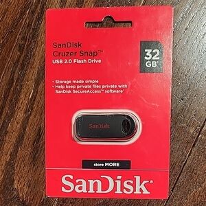 SanDisk 32GB USB 2.0 Flash Drive